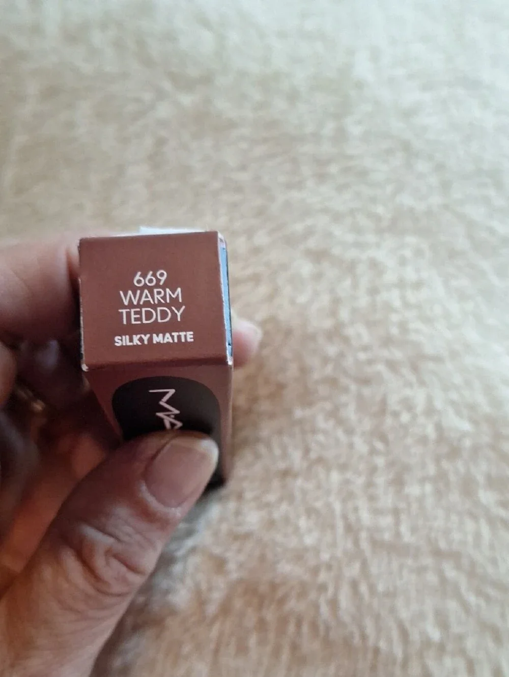 M.A.C. Warm Teddy Silky Matte Lipstick - Deep Brown